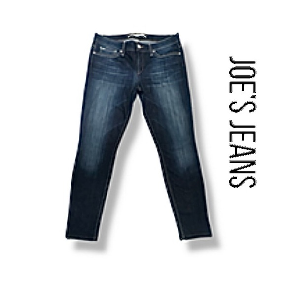 Joe’s Chelsea Fit Ryder Dark Wash Low Rise Skinny Jeans Womens Size 30 EUC! - Picture 1 of 14